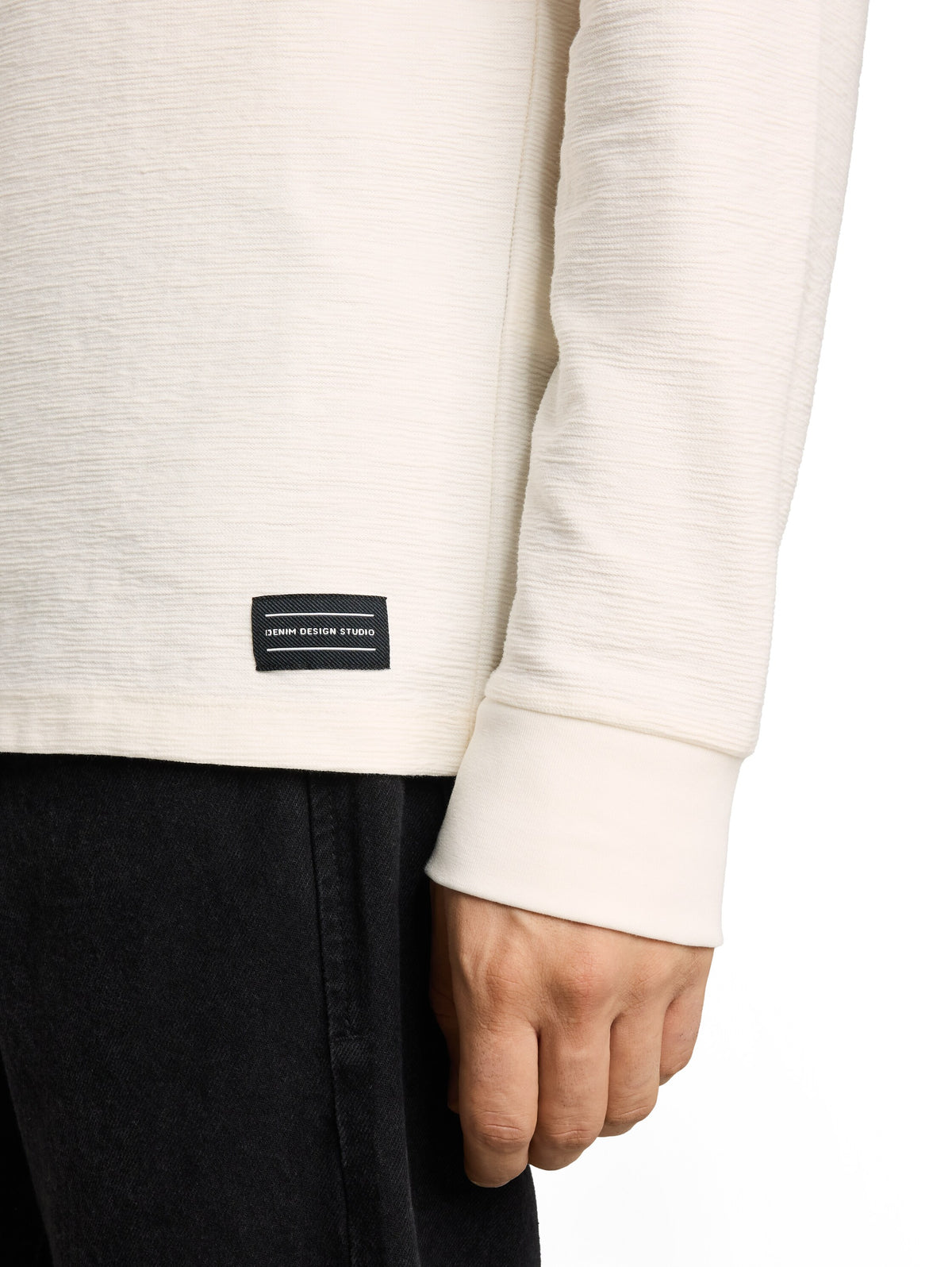 Langarmshirt mit Logo-Badge