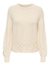 ONLPRINCESS LS O-NECK DETAIL KNT