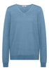 Pullover im Two-Tone-Look mit V-Neck