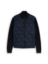 Hybrid Steppjacke mit Strick-Details