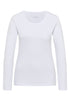 Basic Langarm Shirt mit Rundhals