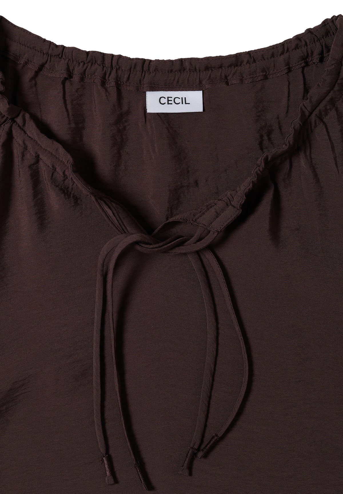 Carmen-Bluse mit Halbarm und Bändern