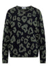 Pullover mit Rundhals und Leo-Muster