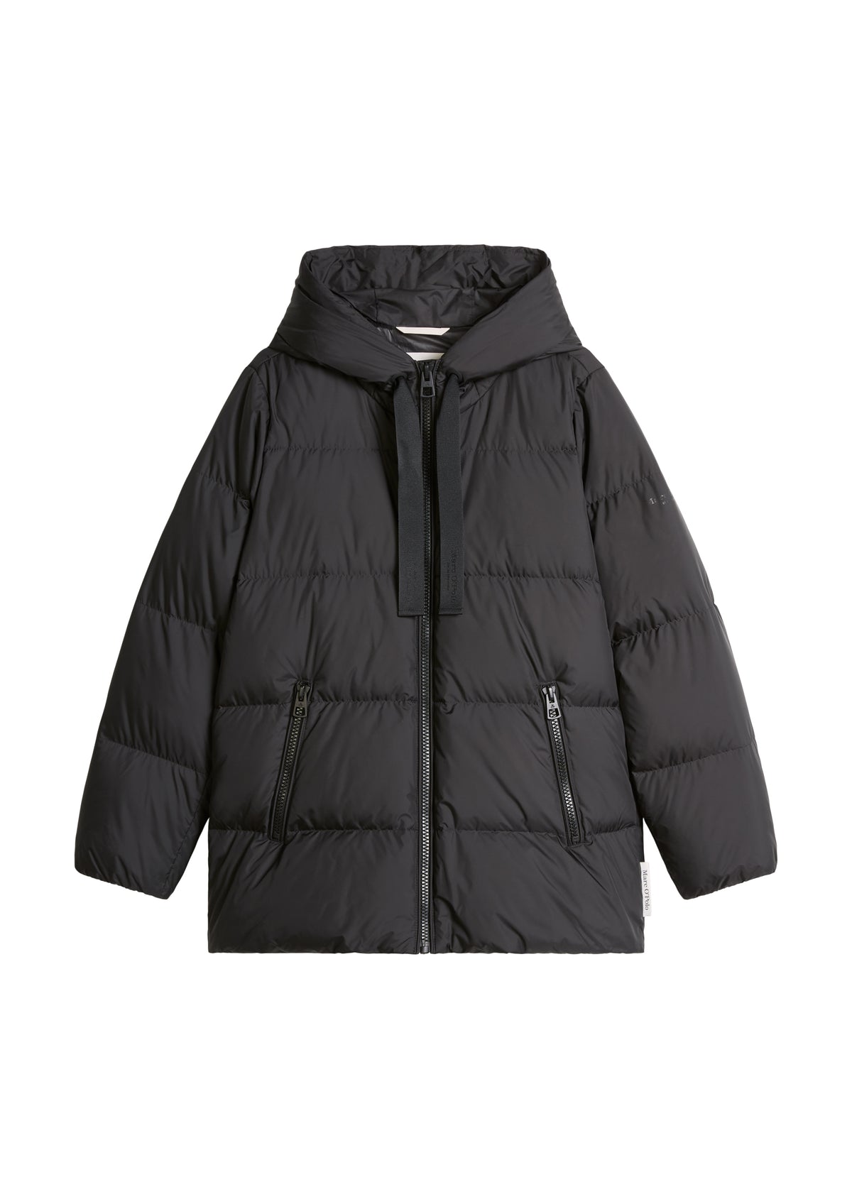 Puffer-Daunenjacke mit Kapuze regular