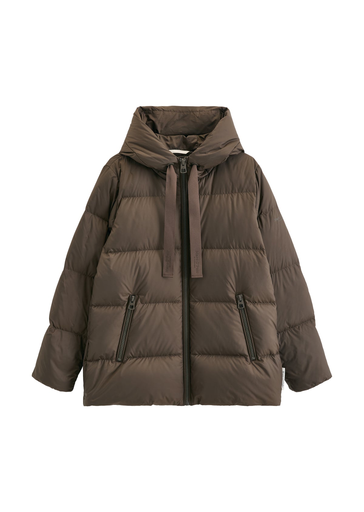 Puffer-Daunenjacke mit Kapuze regular