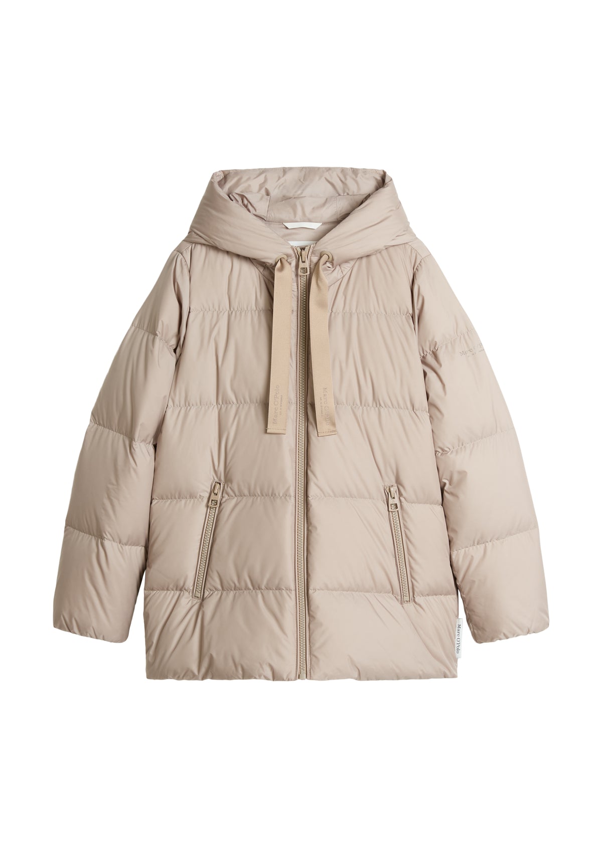 Puffer-Daunenjacke mit Kapuze regular