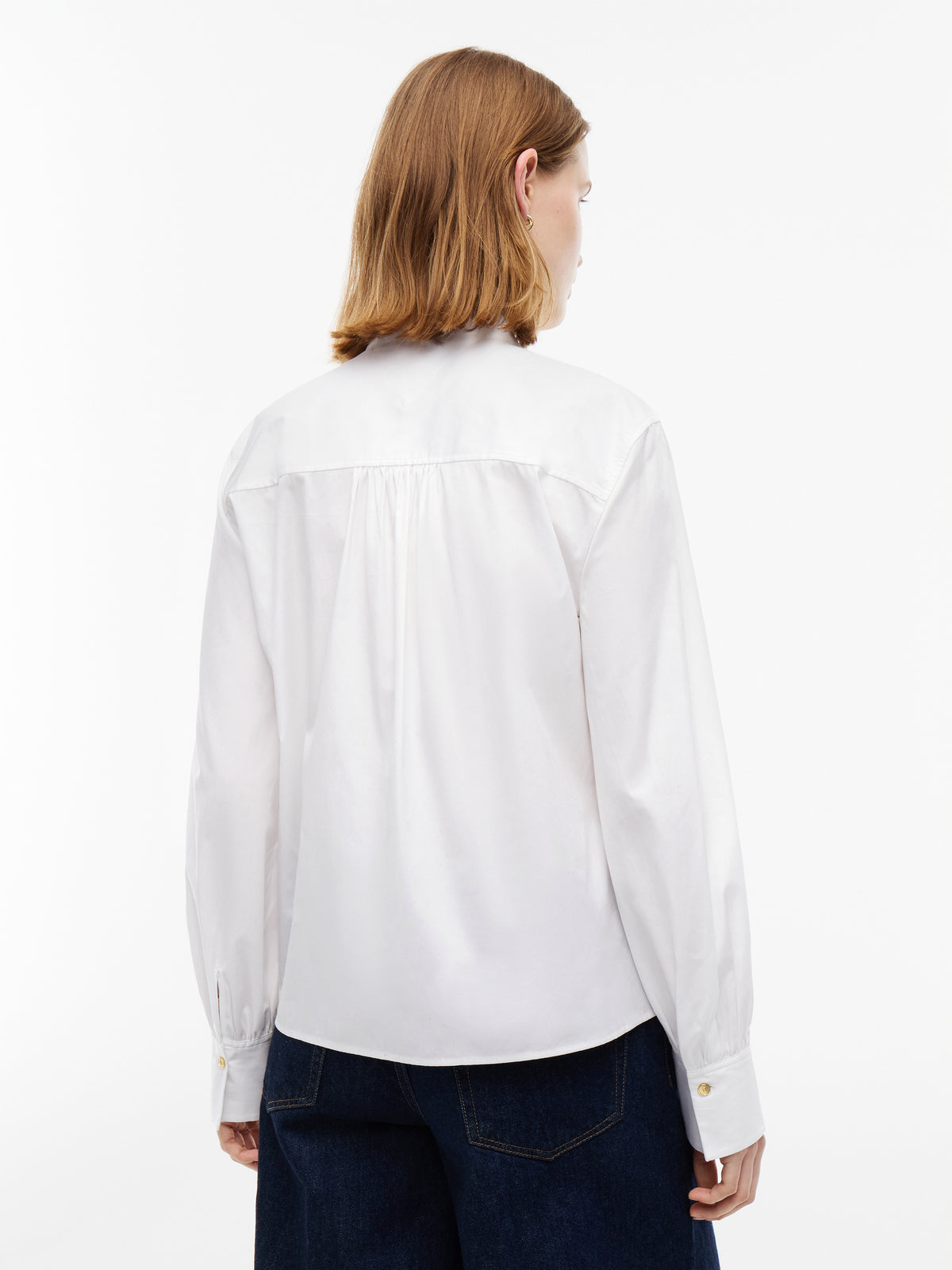 POPLIN BOW TIE LS SHIRT