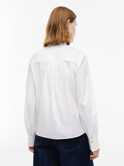 POPLIN BOW TIE LS SHIRT