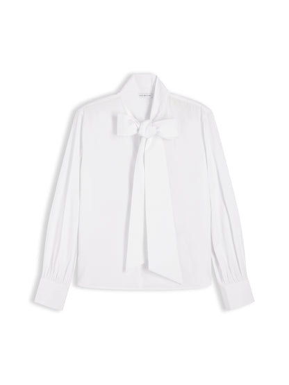 POPLIN BOW TIE LS SHIRT