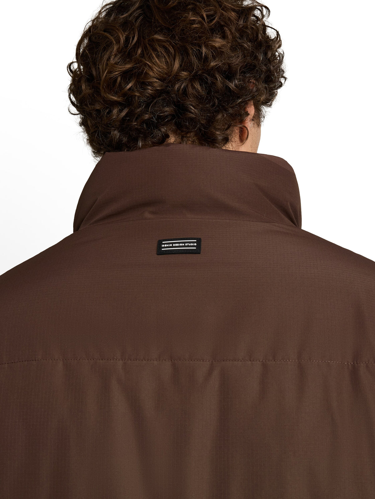 Relaxed Fit Puffer-Jacke mit Stehkragen