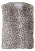 Fake-Fur Weste mit Zipper und Taschen
