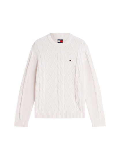 TJM REG CABLE KNIT SWEATER