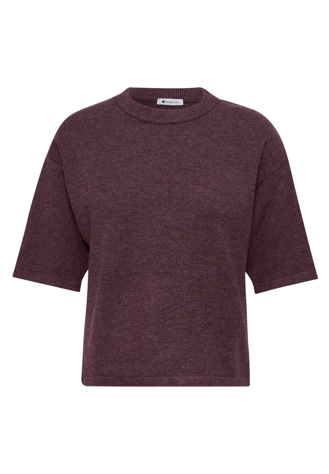 3/4-Arm Pullover mit Rundhals