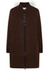 Langer Blouson mit Wollanteil
