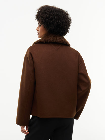 DF WOOL ZIP THROUGH JACKET