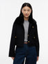 DF WOOL LADY JACKET WITH FUR