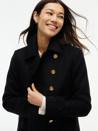 WOOL PEACOAT JACKET