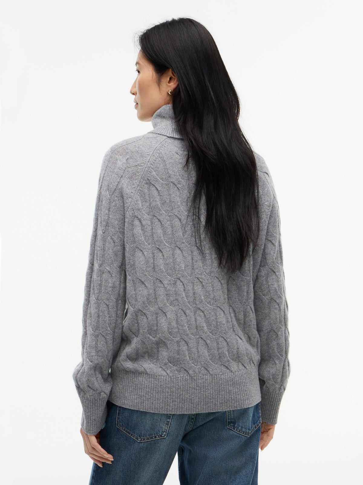 SOFT WOOL CABLE ROLL-NK LS SWT
