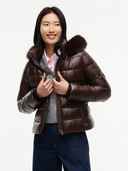 GLOSS DOWN FITTED JACKET