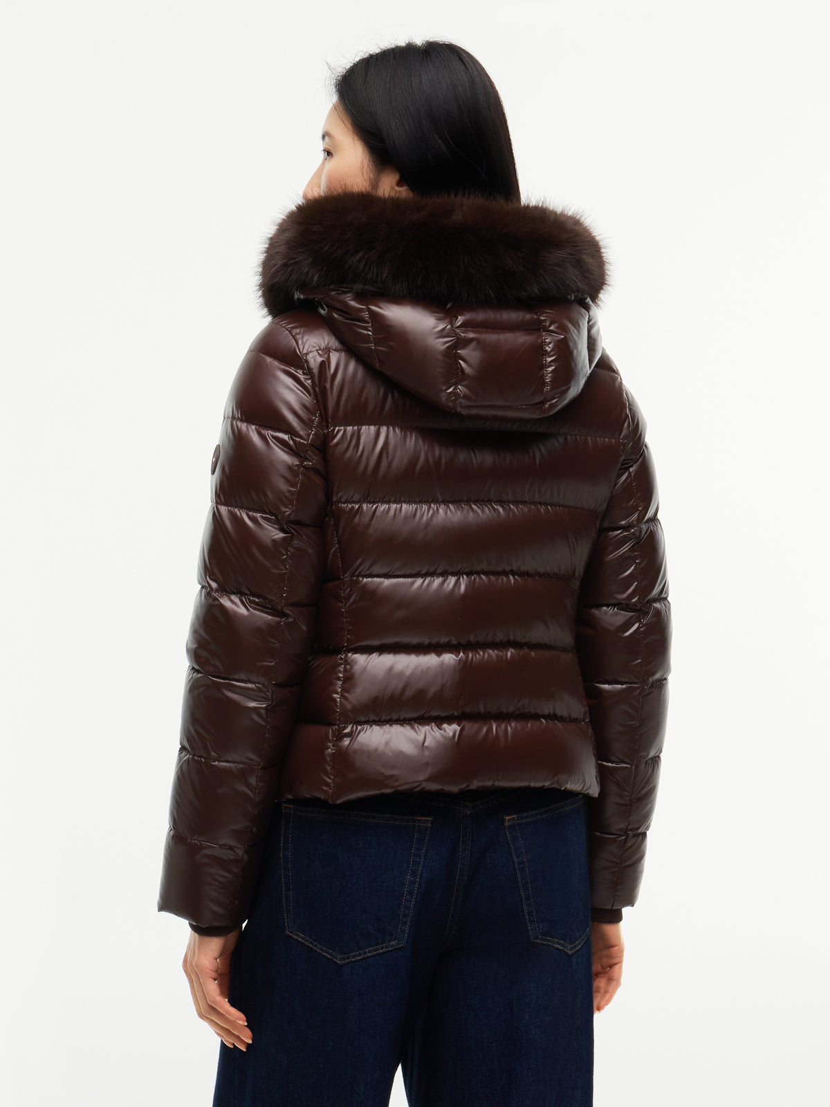 GLOSS DOWN FITTED JACKET