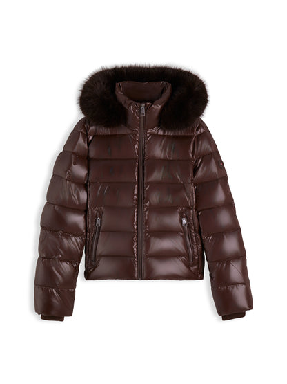 GLOSS DOWN FITTED JACKET