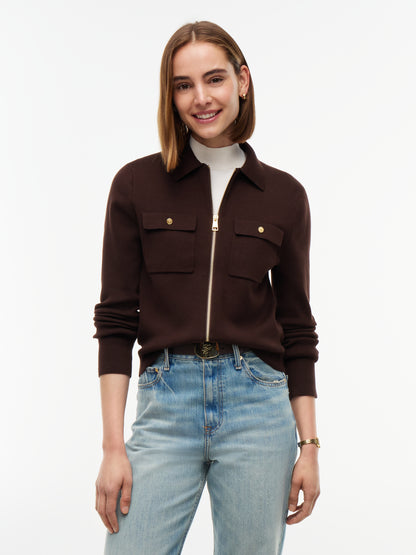 COTTON FULL NEEDLE REG JACKET