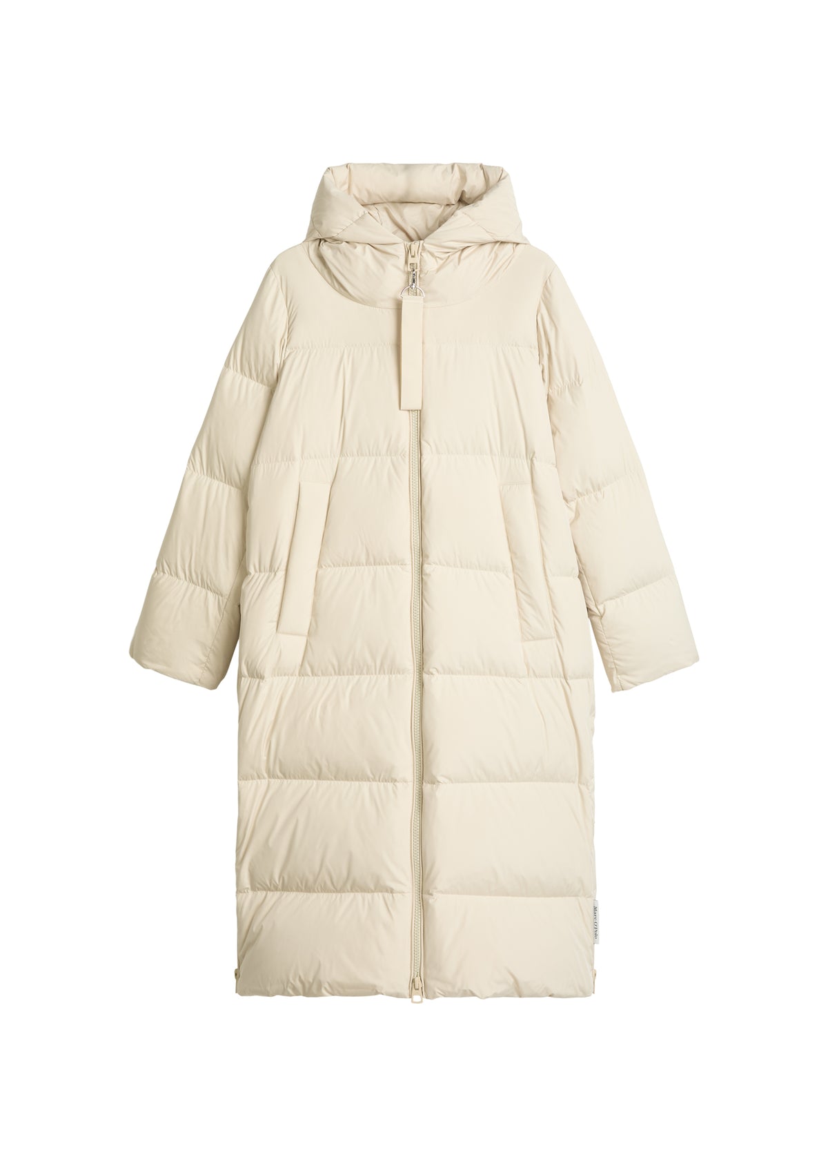 Puffer-Daunen-Kapuzenmantel regular