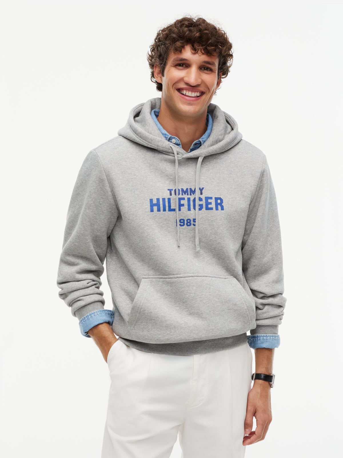 HILFIGER STACK REG FLEECE HOODIE