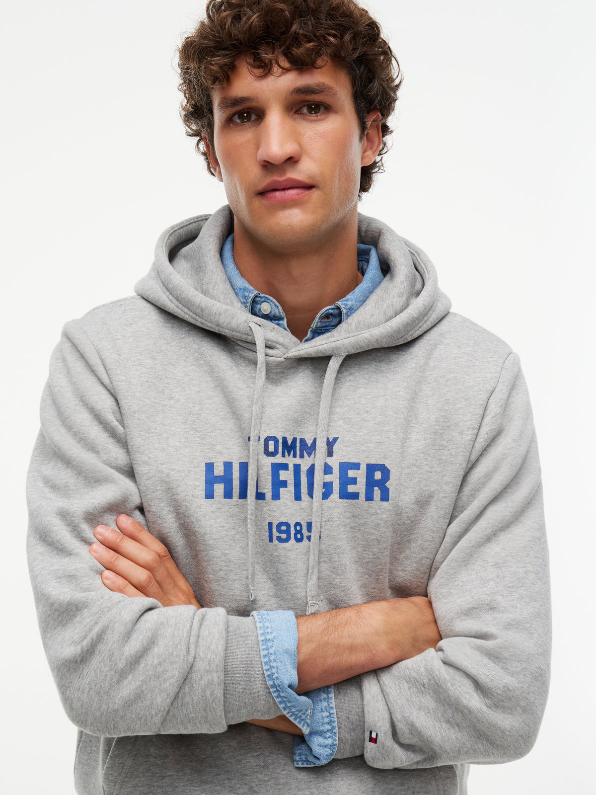 HILFIGER STACK REG FLEECE HOODIE