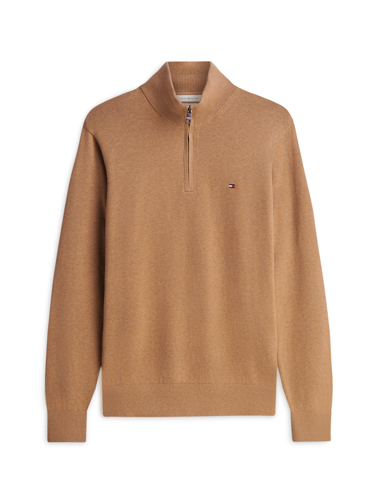 PIMA ORG CTN CASHMERE ZIP MOCK