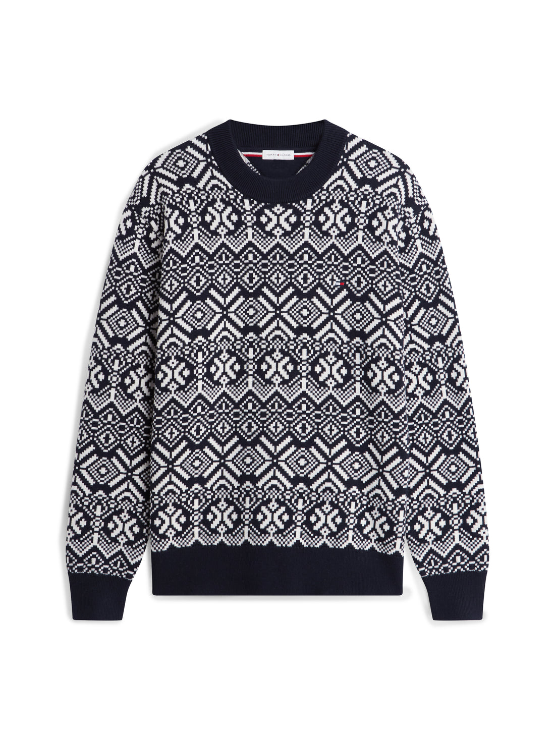 AOP FAIRISLE COTTON CREW NECK