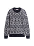AOP FAIRISLE COTTON CREW NECK