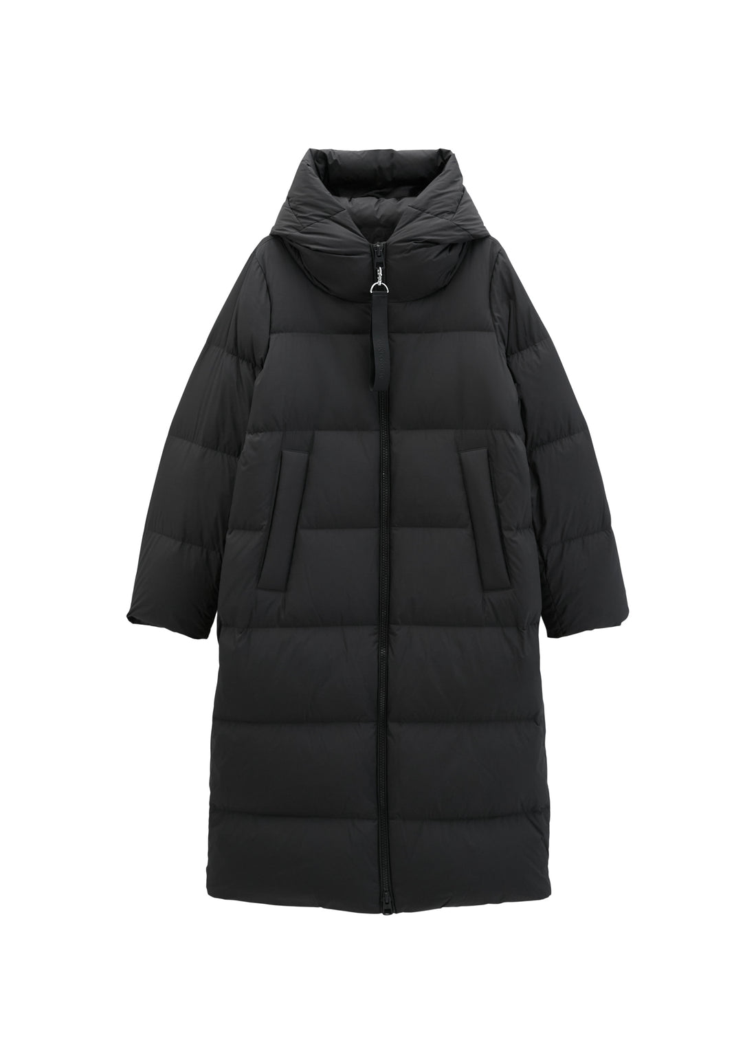 Puffer-Daunen-Kapuzenmantel regular