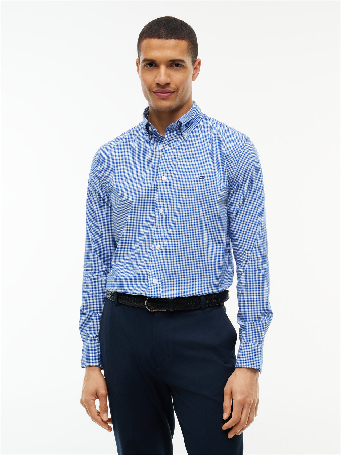 FLEX POPLIN GINGHAM RF SHIRT