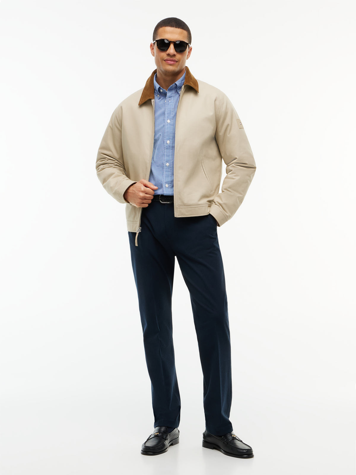 FLEX POPLIN GINGHAM RF SHIRT