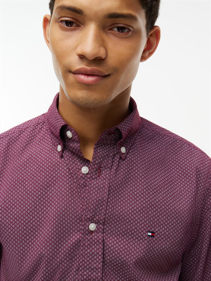FLEX POPLIN GEO PRINT RF SHIRT