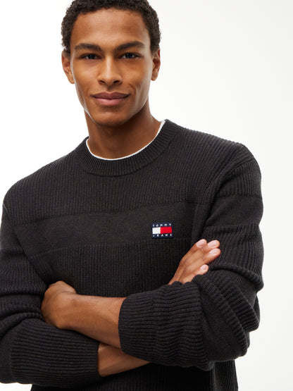 TJM REG TEXTURED SWEATER EXT