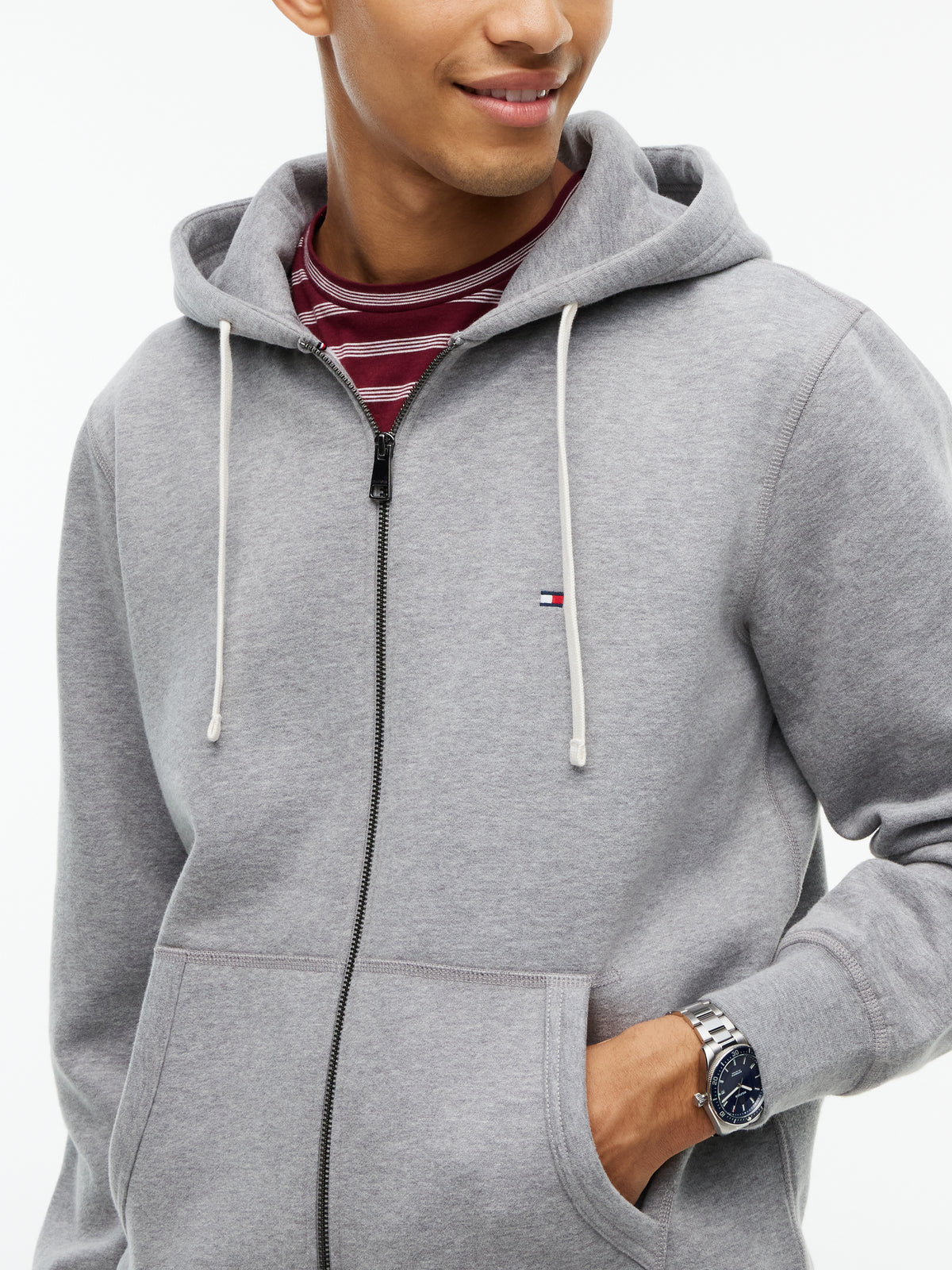 ESSENTIAL FLEECE HOODED REG ZT