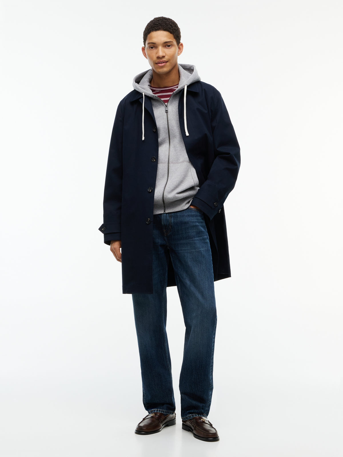 ESSENTIAL FLEECE HOODED REG ZT