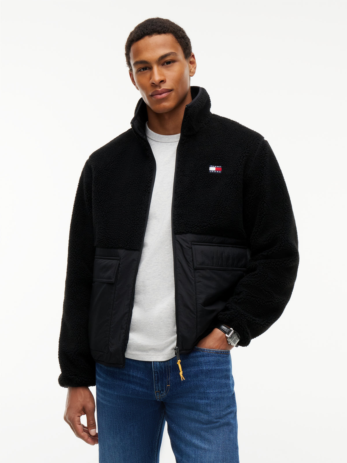 TJM ESSENTIAL MIX TEDDY JACKET