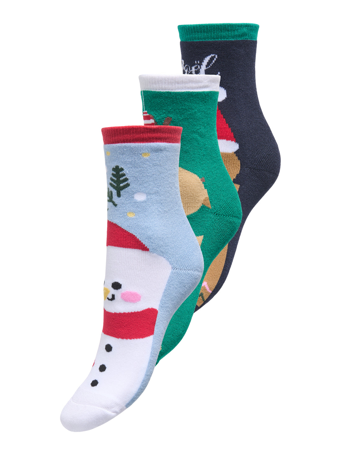 ONLCHRISTMAS HEAVY 3-PACK SOCK ACC