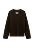 V-Neck-Strickpullover loose