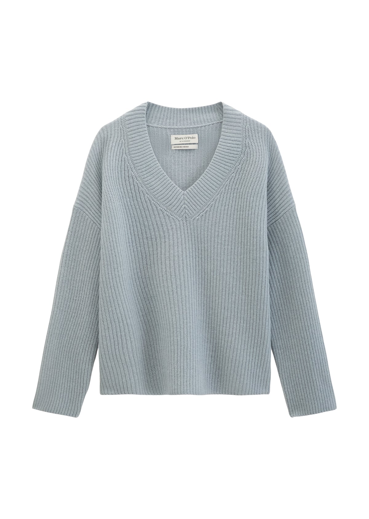 V-Neck-Strickpullover loose