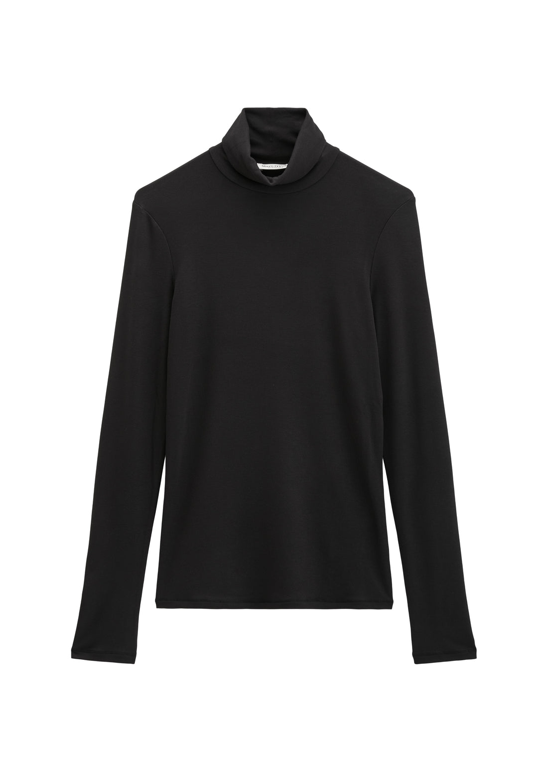 Rollkragen-Longsleeve slim