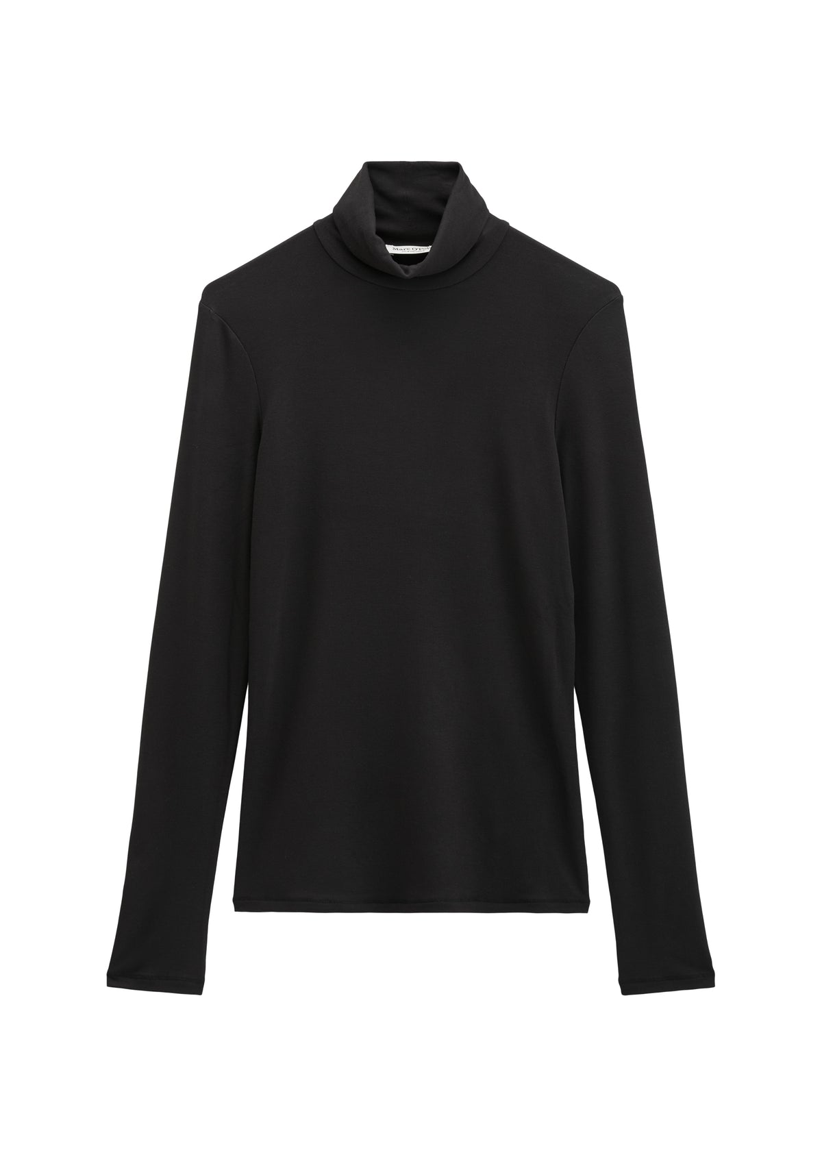 Rollkragen-Longsleeve slim