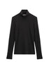 Rollkragen-Longsleeve slim
