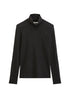 Rollkragen-Longsleeve slim