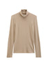 Rollkragen-Longsleeve slim
