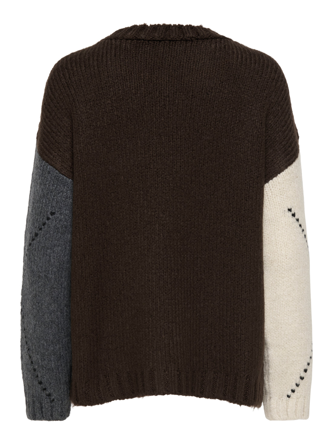 ONLCOZY LS ARGYLE O-NECK KNT