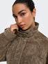 ONLISLA REAL SUEDE SHORT JACKET OTW